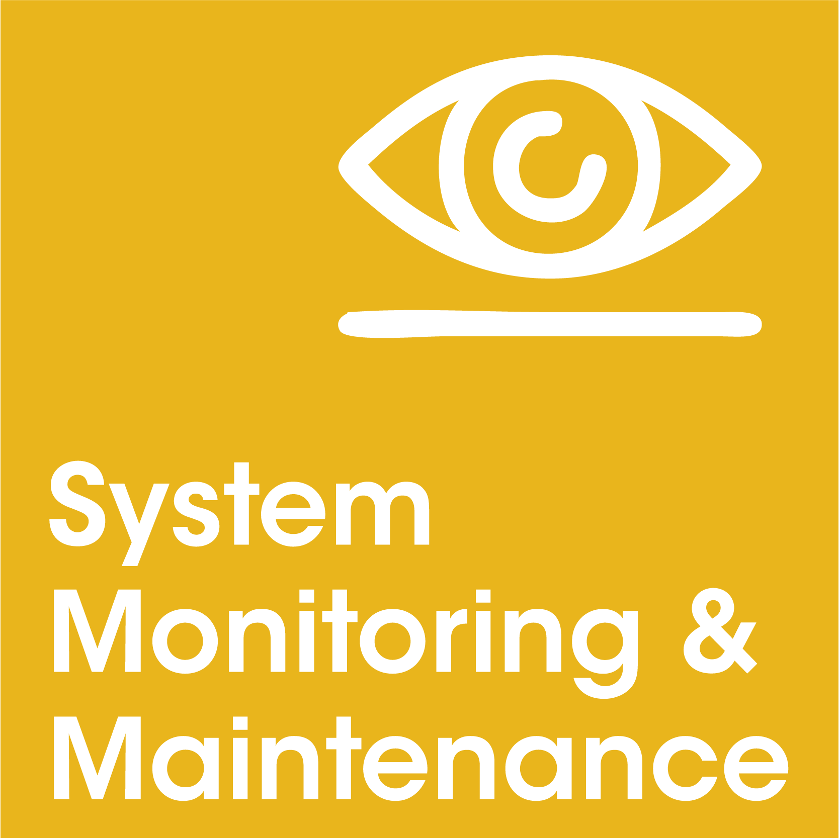 System monitoring and maintenance block